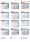 Kalender 2032 mit Ferien und Feiertagen Indonesien