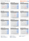 Kalender 2032 mit Ferien und Feiertagen Kamerun