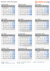 Kalender 2032 mit Ferien und Feiertagen Mongolei