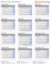 Kalender 2032 mit Ferien und Feiertagen Tadschikistan