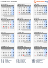 Kalender 2033 mit Ferien und Feiertagen Barbados