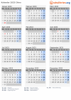 Kalender 2033 mit Ferien und Feiertagen China