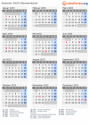 Kalender 2033 mit Ferien und Feiertagen Elfenbeinküste