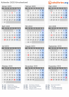 Kalender 2033 mit Ferien und Feiertagen Griechenland