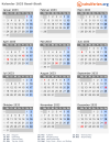 Kalender 2033 mit Ferien und Feiertagen Basel-Stadt
