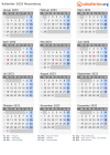 Kalender 2033 mit Ferien und Feiertagen Neuenburg