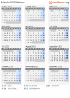 Kalender 2033 mit Ferien und Feiertagen Südsudan