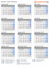 Kalender 2035 mit Ferien und Feiertagen Äthiopien