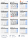Kalender 2035 mit Ferien und Feiertagen Amerikanische Jungferninseln