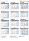 Kalender 2035 mit Ferien und Feiertagen Haiti
