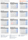 Kalender 2035 mit Ferien und Feiertagen Marokko