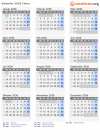 Kalender 2036 mit Ferien und Feiertagen China
