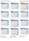 Kalender 2037 mit Ferien und Feiertagen Burundi