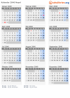 Kalender 2040 mit Ferien und Feiertagen Nepal