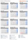 Kalender 2040 mit Ferien und Feiertagen San Marino
